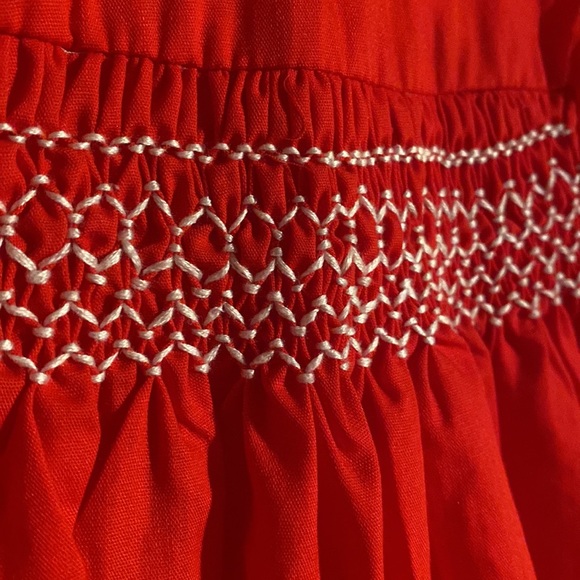 Beautiful vintage hand smocked Polly Flinders dress - Picture 5 of 10